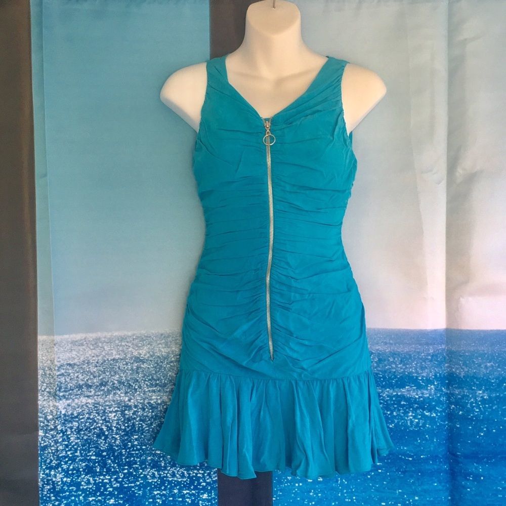 New  Girls LaRok turquoise blue dress